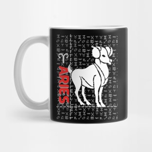 Aries Zodiac symbol Mug